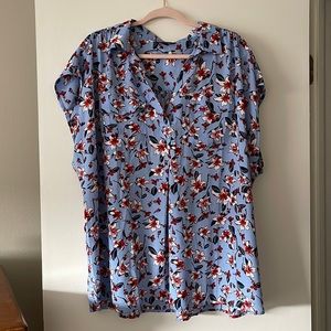 Roz & Ali polyester blouse size 3X